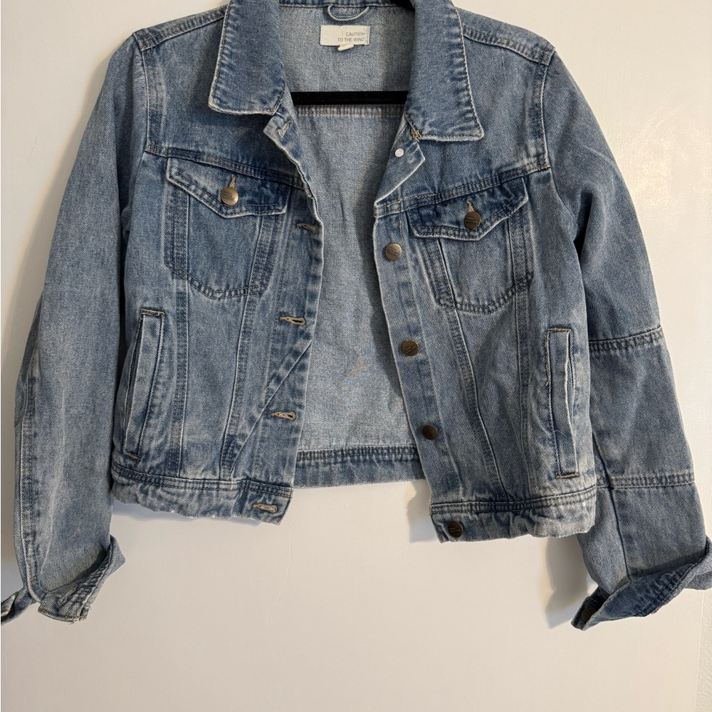 Cropped Denim Jacket